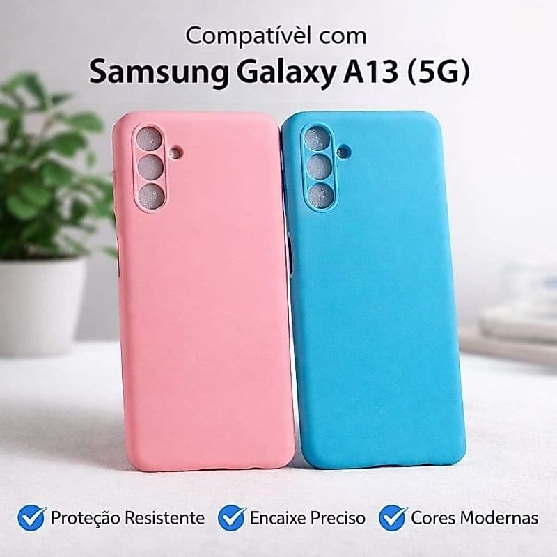 capinha sansung a13 (5G) capinha silicone interior aveludada