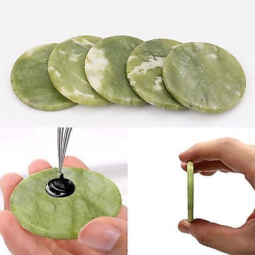 Kit 5 Pcs Pedra Jade Suporte Para Cola Alongamento Extensão Cílios