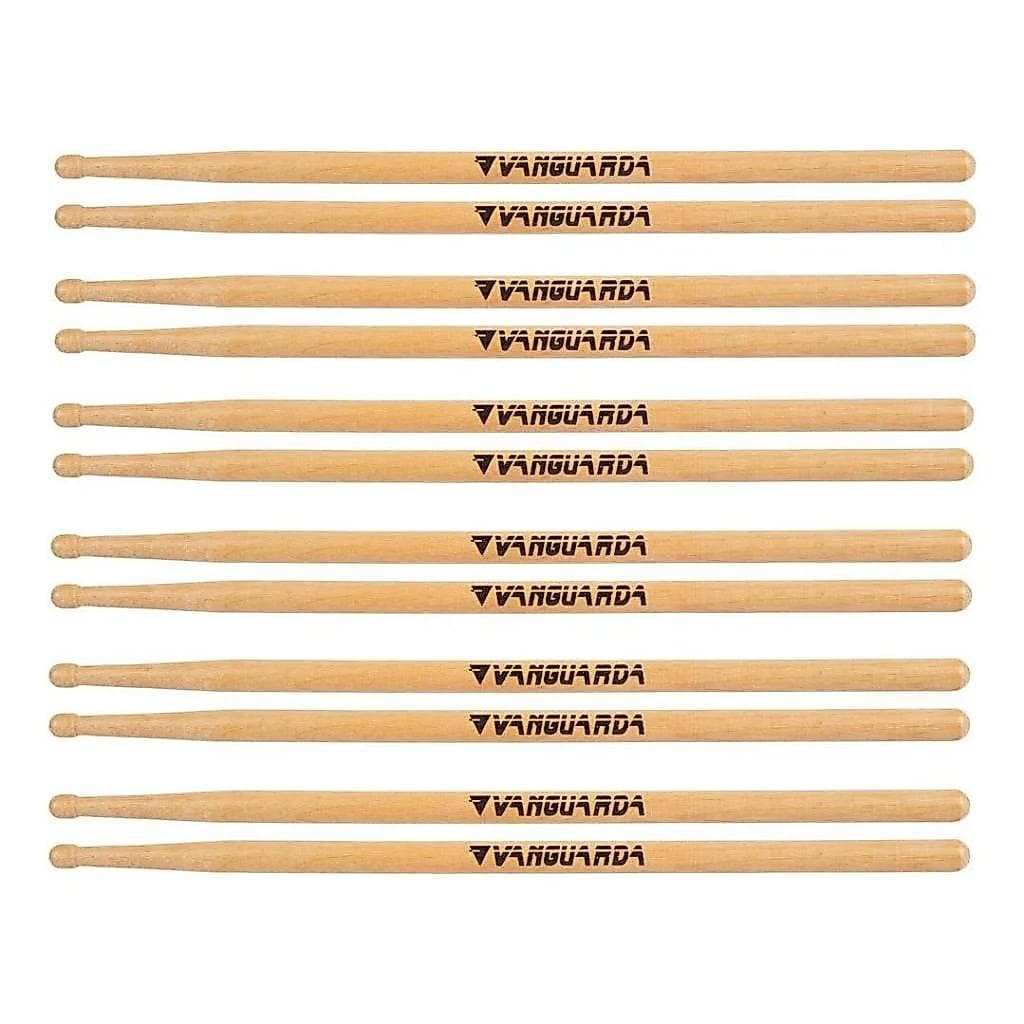 Kit 6 Pares Baquetas Bateria Profissional Vanguarda Spanking