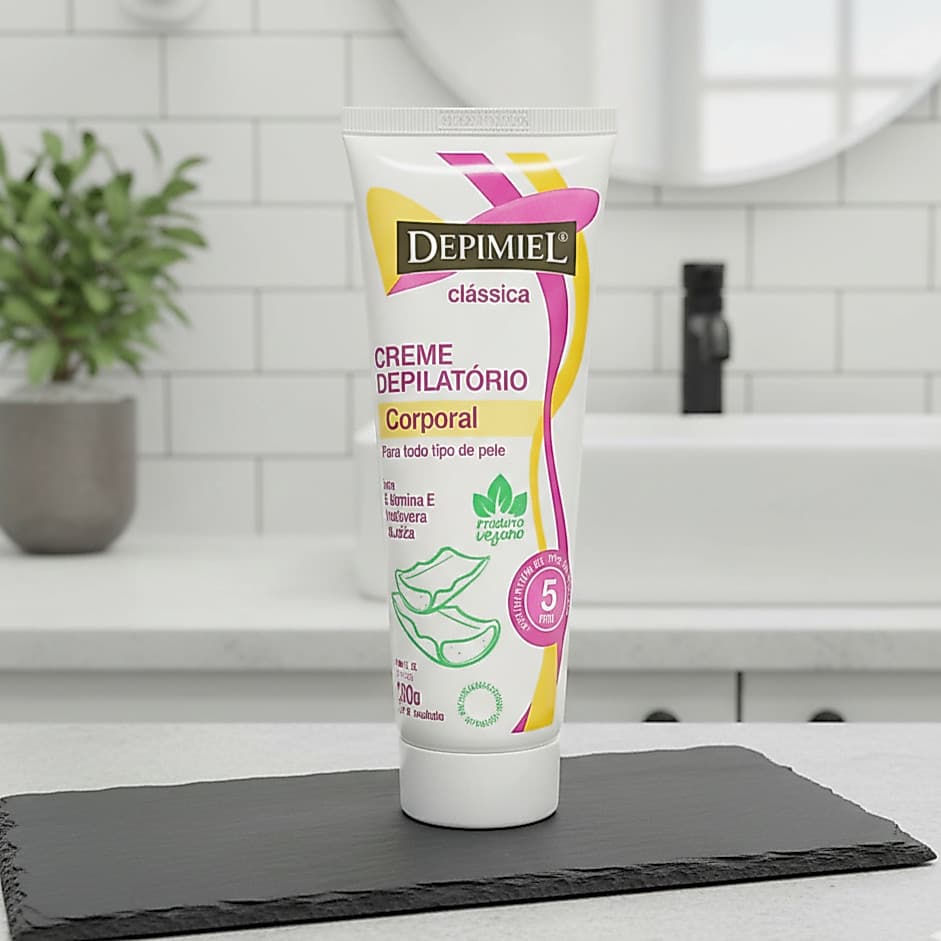 Creme Depilatório Corporal Com Aloe Vera - Depimiel 120g