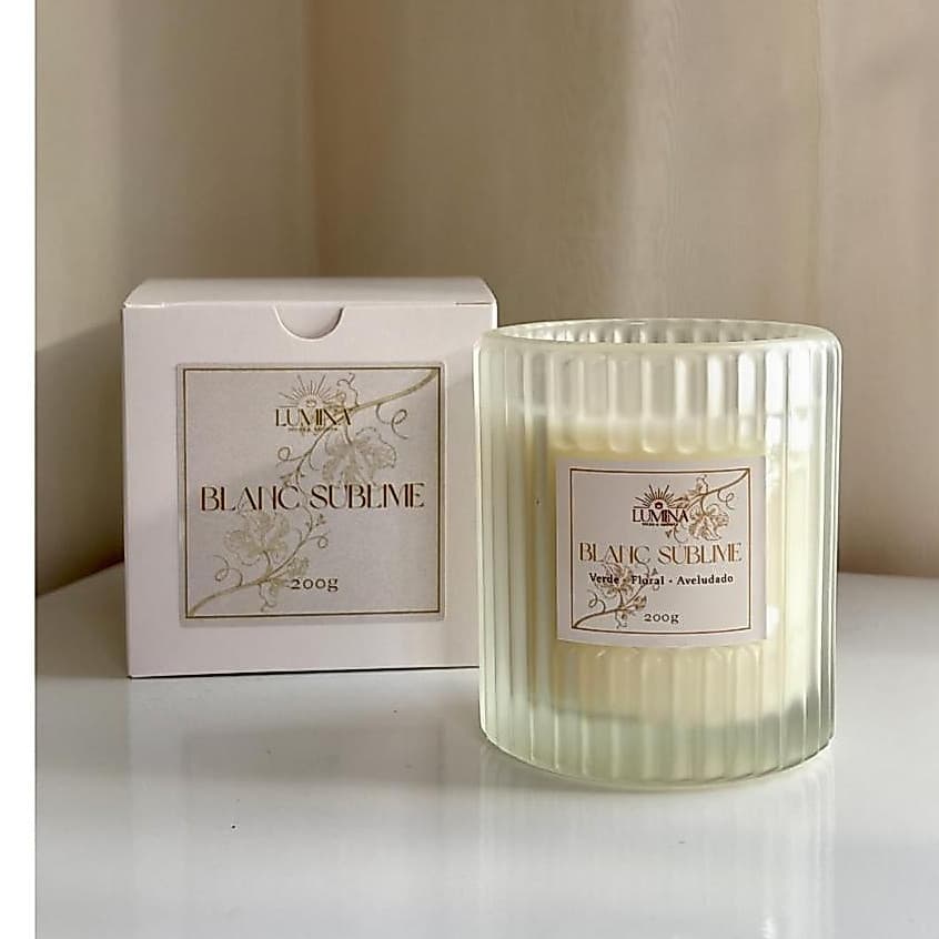 Vela aromática Blanc Sublime 200g