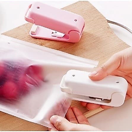 Mini Máquina Selante De Calor Portátil Mágica De Plástico Selador Kit Top