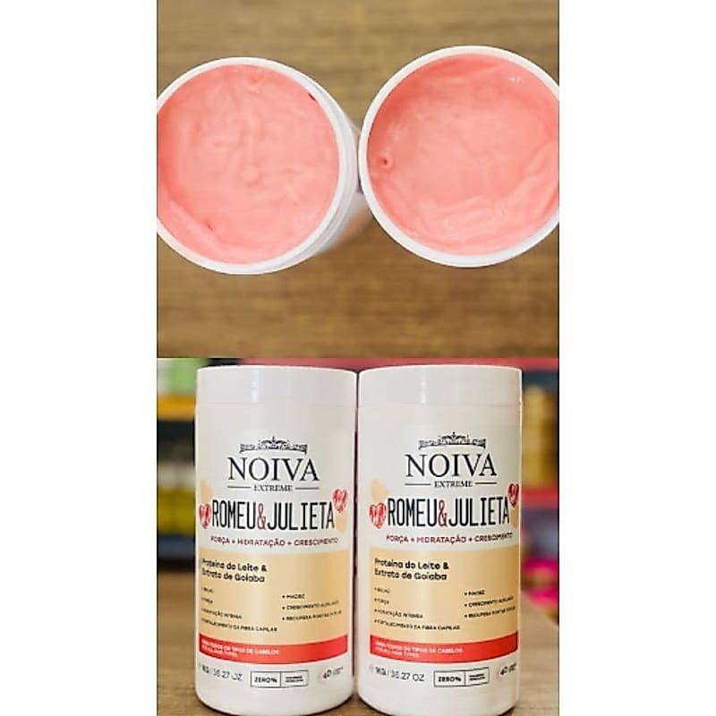 Máscara Capilar Romeu & Julieta Noiva Extreme - 1kg (O Queridinho do Crescimento!) 🍓🧴