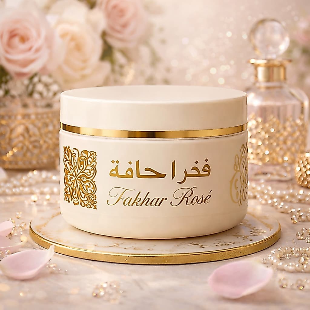Creme Hidratante Corporal Fakhar Rose Árabe 250ml Perfume da Sereia