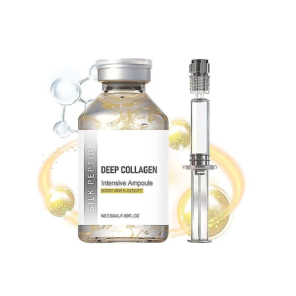 Ampola Intensiva de Lifting com Peptídeos de Colágeno e Seda – Sérum Facial com Colágeno Profundo e Peptídeos de Seda, S