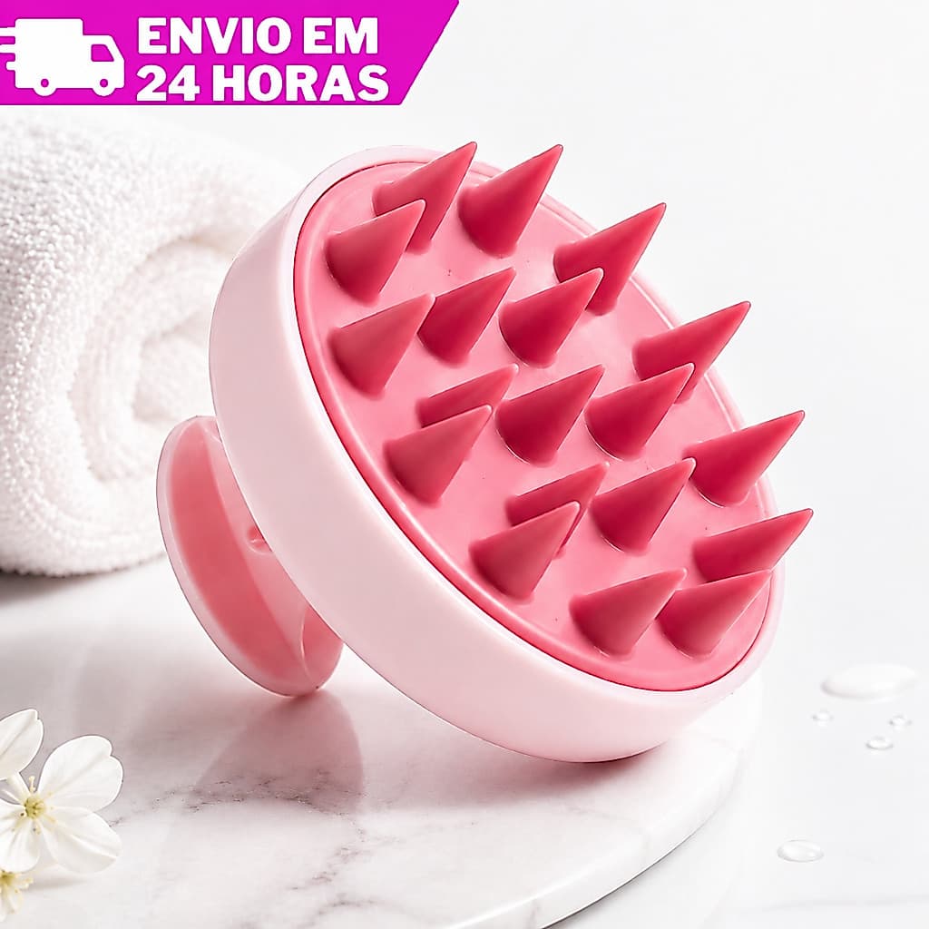 Massageador De Couro Cabeludo Shampoo Escova De Silicone Macio Lavar Cabelo Capilar Espuma