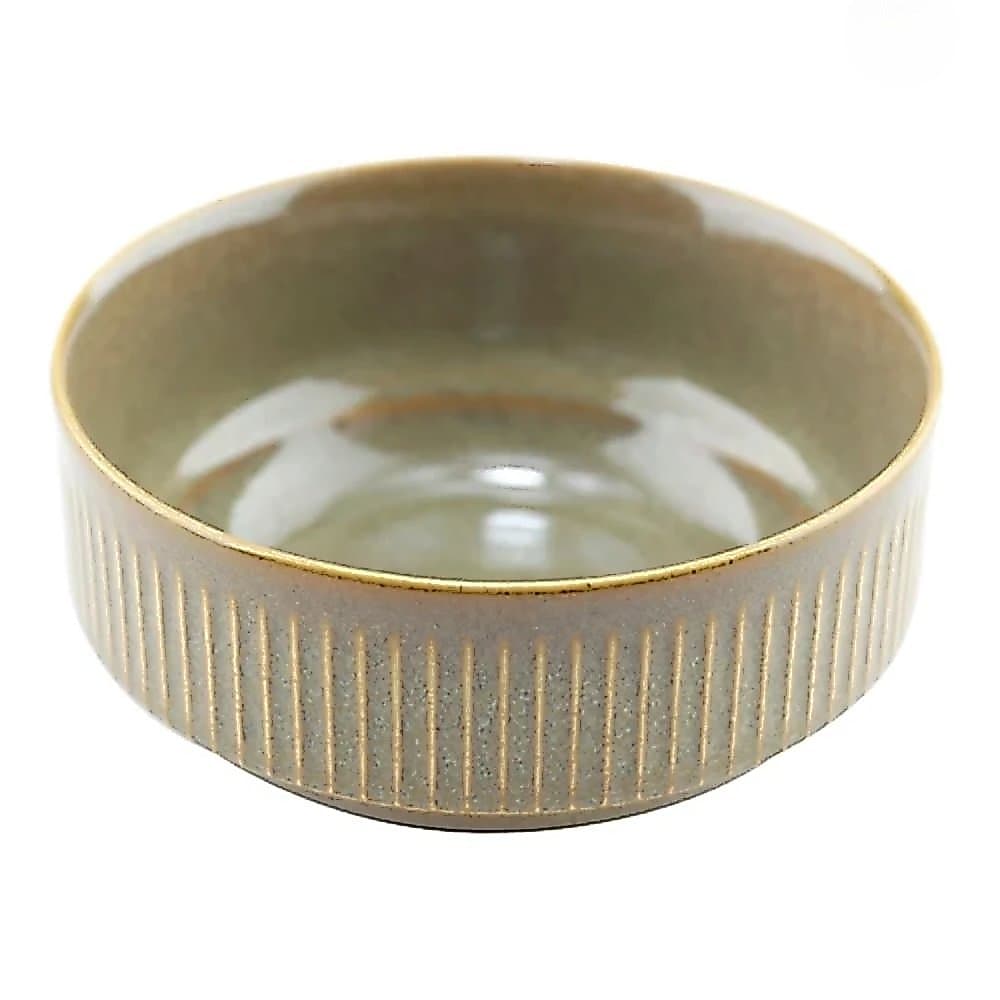 Bowl em Cerâmica 400ml Verde Oliva 12x5,5cm
