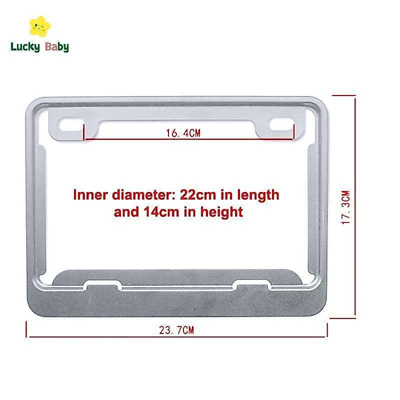 [Luckybaby-t] Quadros De Placa De Motocicleta Universal Alumínio Suporte Licença Quadro Bons Produtos