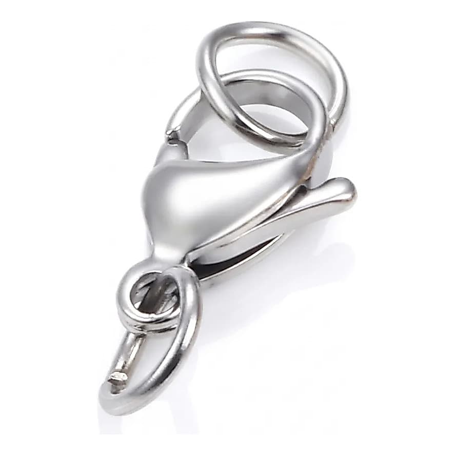 Fecho Lagosta Aço Inox Folheado Ouro Prata Corrente Pulseira