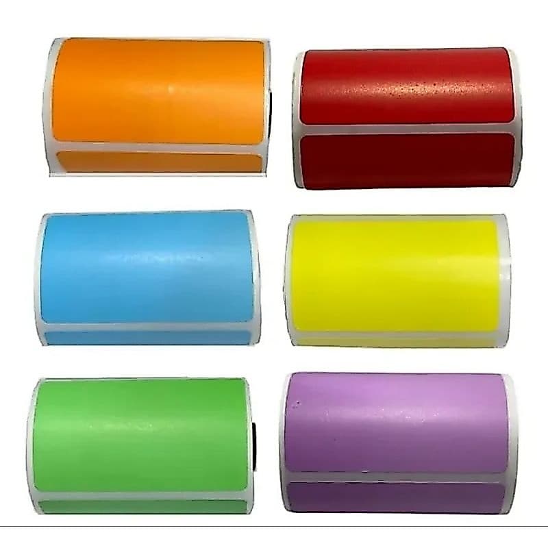 Etiqueta Couchê Adesiva 70x30mm 7x3cm 500 Unidades