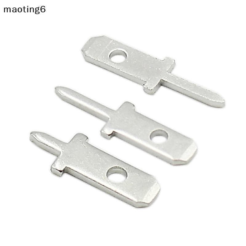 50 Peças 2.8 Inserções Plug Terminal De Mola PCB Talão De Solda Thiness 0.8mm Uma Perna , Folha De Soldagem