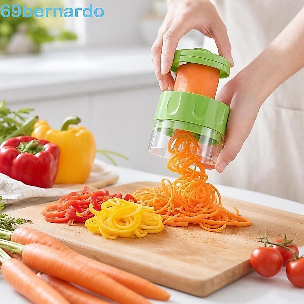 Cortador Espiral De Frutas BERNARDO , Fatiador De Vegetais Multifuncional Fácil De Limpar , Espiralizador De Alimentos A