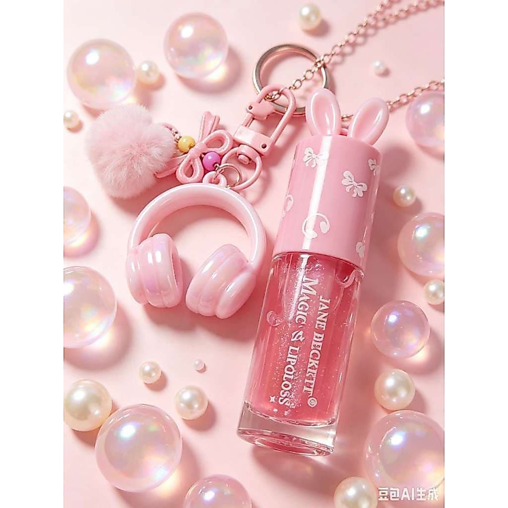 Gloss Labial Hidratante com Chaveiro de Headphone