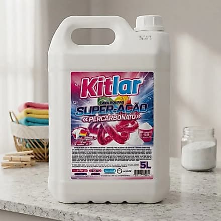 Sabao Super Acao 5l Percabonato Lava Roupas Kitlar