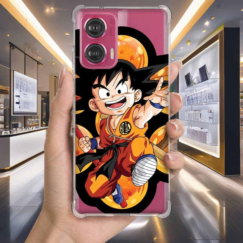 Capa Capinha MOTO G30 G20 G10 G15 G14 G13 G9 POWER PLUS PLAY G8 Anti-impacto Personalizada anime DRAGON ball (3182)