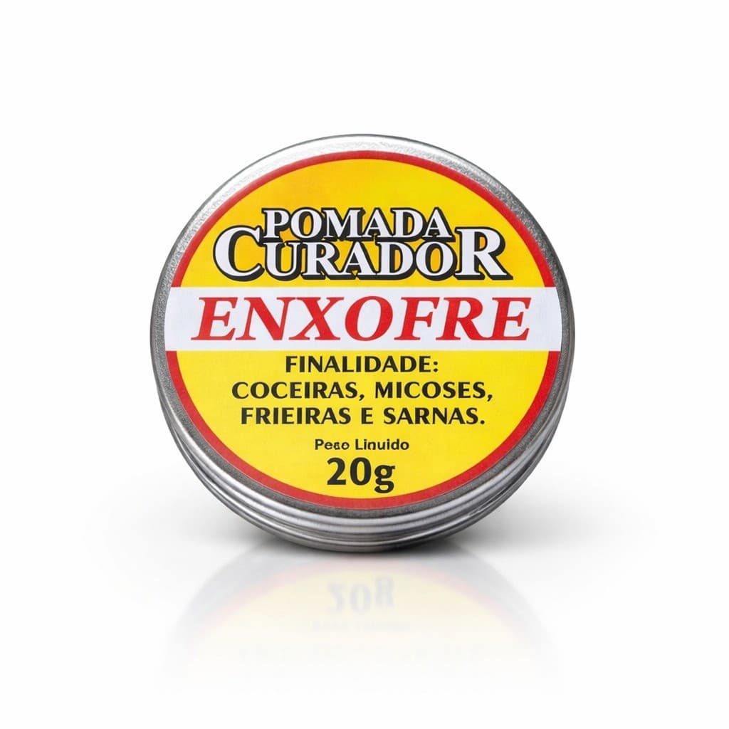 6 UN Pomada Curador Enxofre - 20g