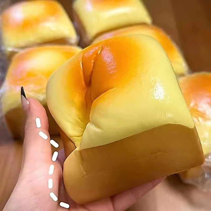 Pão Mole Brinquedo Fidget Anti-Stress Lento Subindo Comida Pitada Squeeze Alívio Do Estresse Engraçado Redutor De Pressã