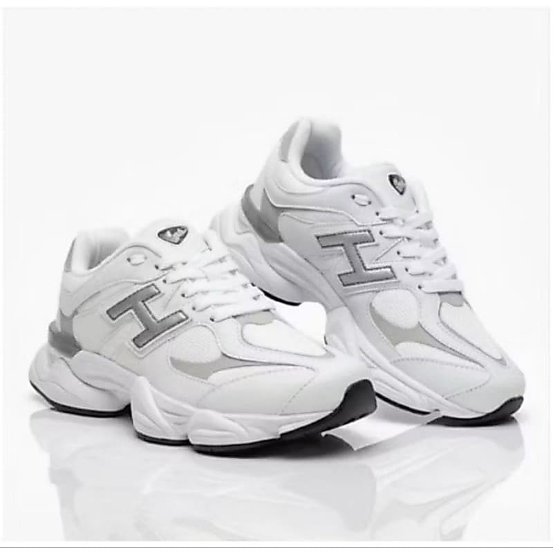 Tênis Casual Branco Feminino Plataforma Moda Dia a Dia Confortável