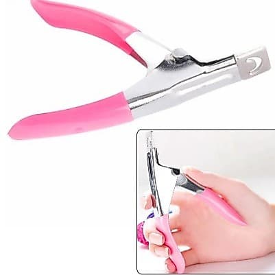 Alicate unha postiça cortador profissional manicure unhas encapsulamento fibra acrigel