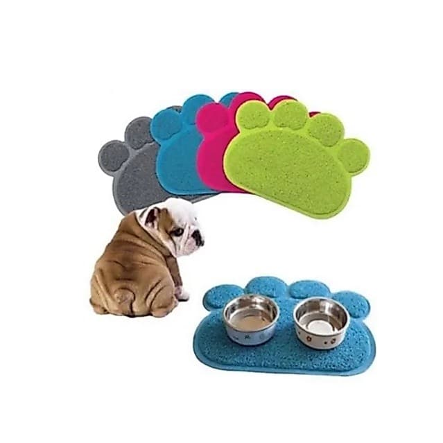 Tapete Comida Americano Canino Antiderrapante Cachorro Gato