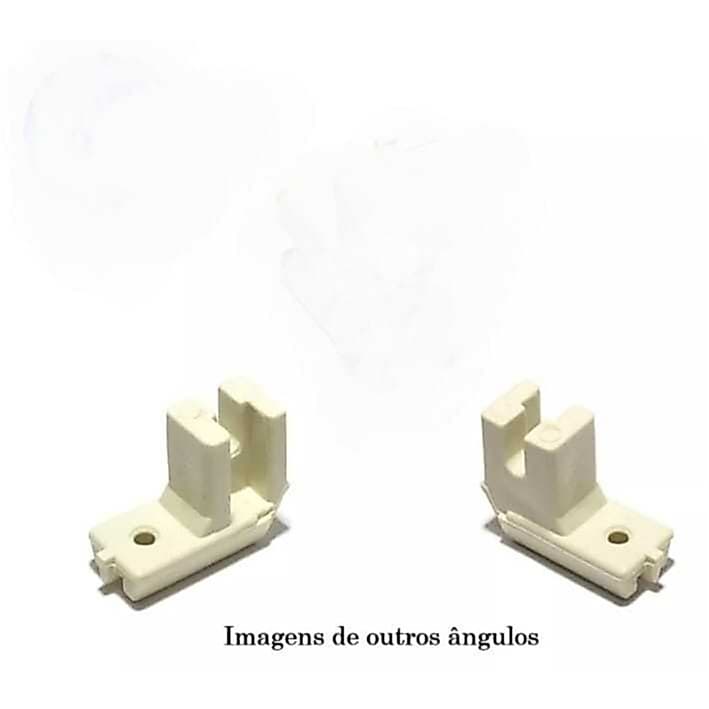 Calcador Kit Com 2 Calcador Zíper Invisível Teflon Máquina Singer Doméstica