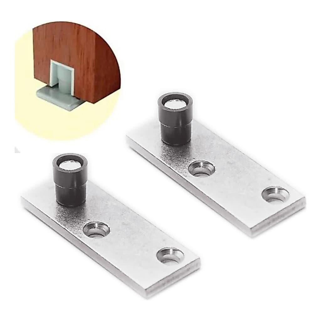 Pino Guia Para Porta De Correr Madeira Rolete 9mm  2 Pçs