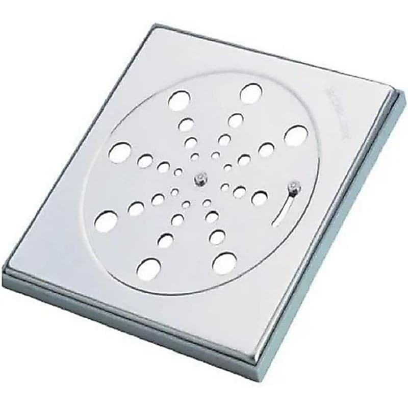 Ralo Tampa Grelha Abre e Fecha de Aço Inox para Porta Grelha de 10x10 Quadrada com Fecho