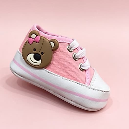 sapatinho Tenis de bebe menina recem nascido infantil