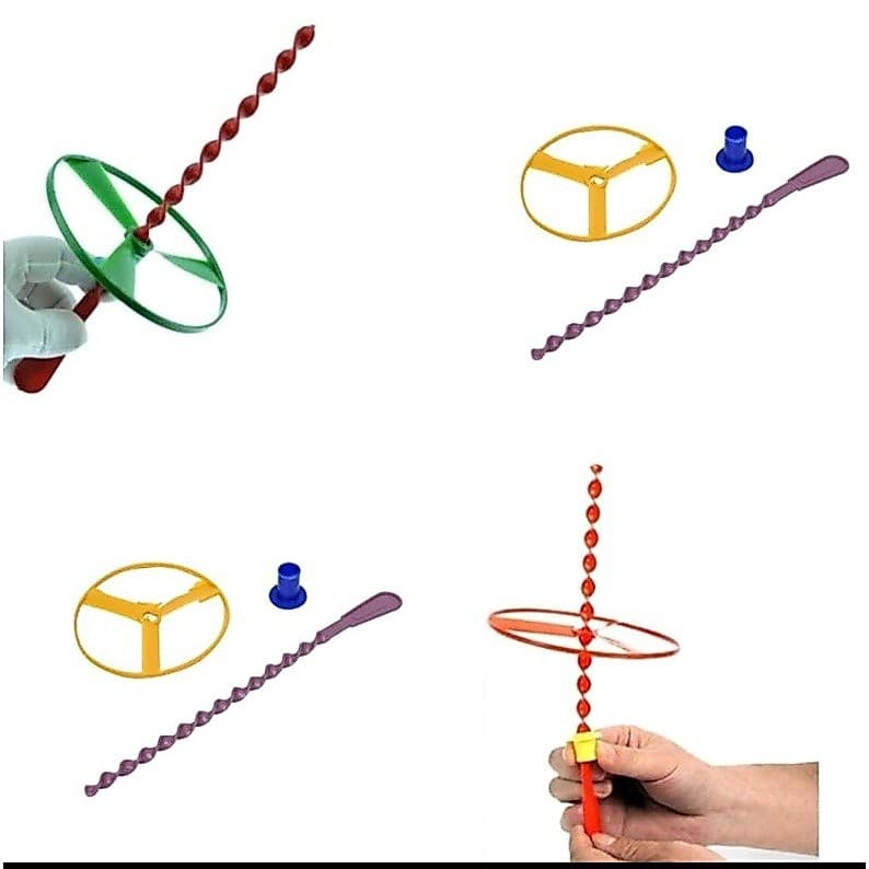 KIT 2 UNIDADES Girocóptero - Brinquedo Infantil - p/ Prenda Lembrancinha Festa.