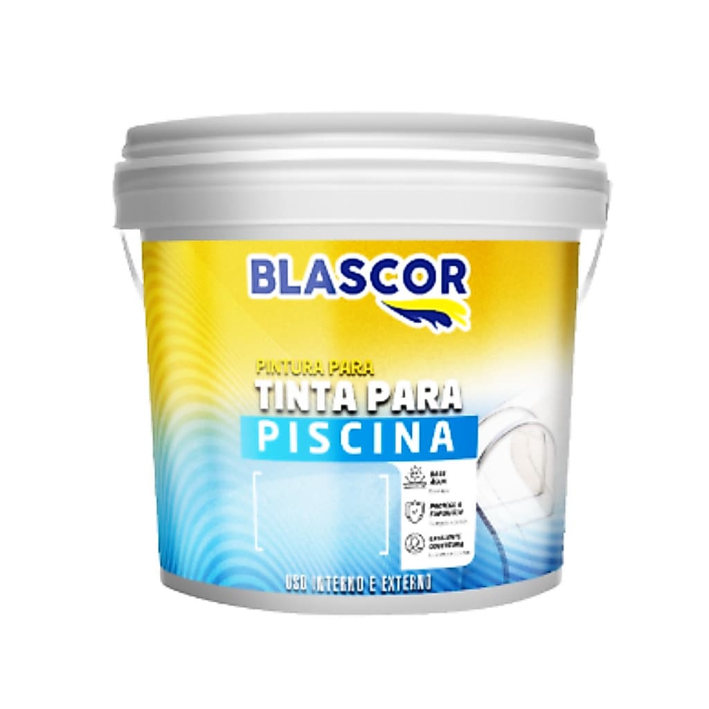 Tinta 3,6l Para Piscina Concreto Caixa D'água Alvenaria E Fontes
