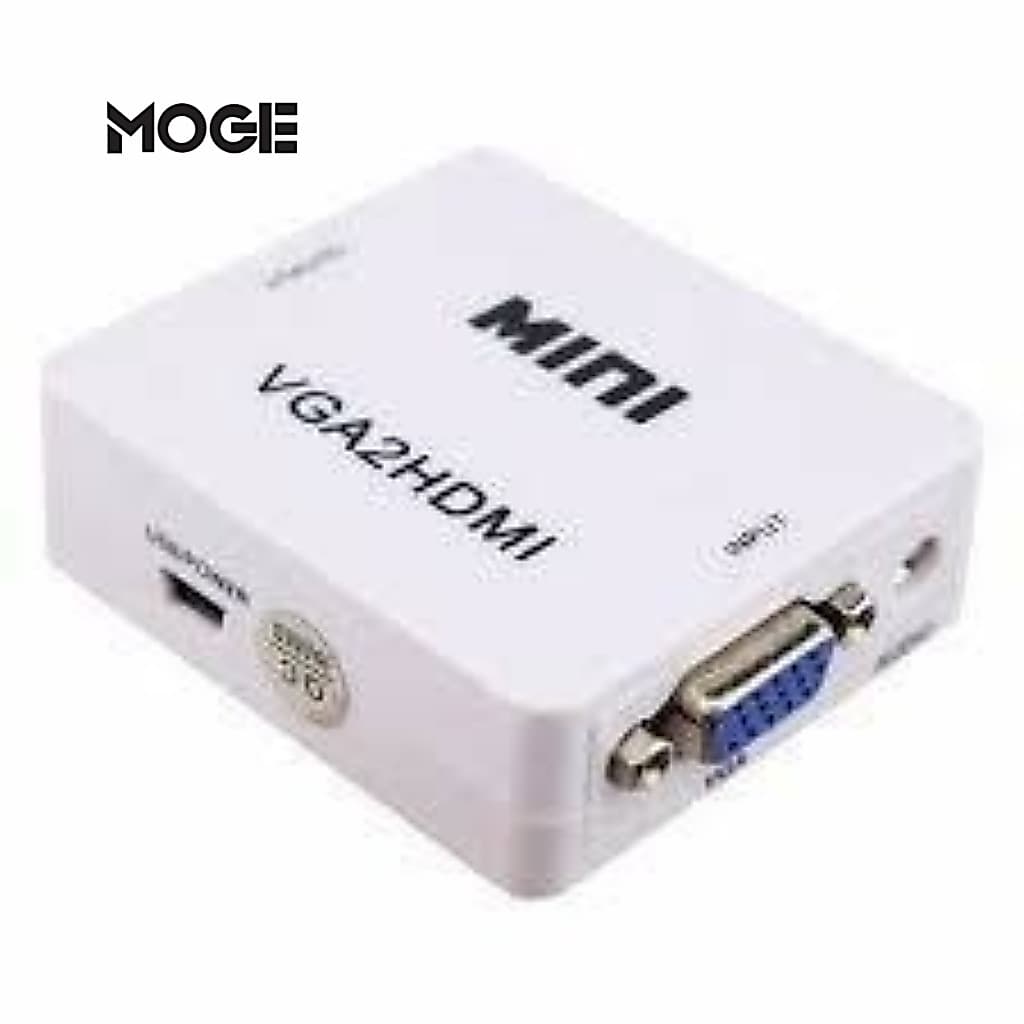 Conversor VGA para HDMI Knup KP-3466 | Adaptador Áudio e Vídeo Full HD