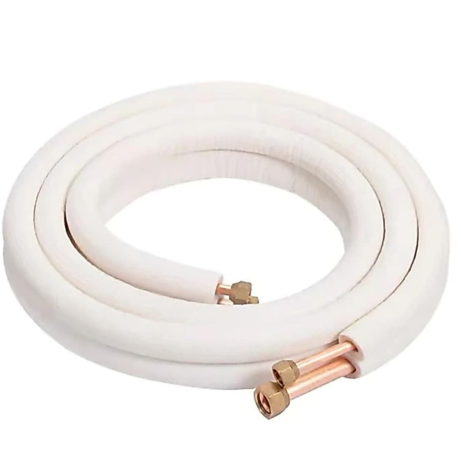 Kit Tubulação 1/4" e 1/2" 3 Metros Ar Condicionado de 12.000 Até 18.000 BTUs Híbrido Cobre Alumínio