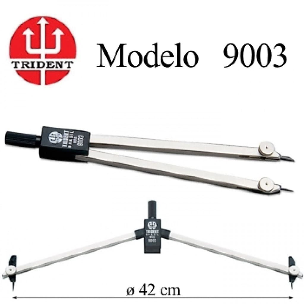 Compasso 9003 - Profissional - Desenho Técnico - Precisão - Trident