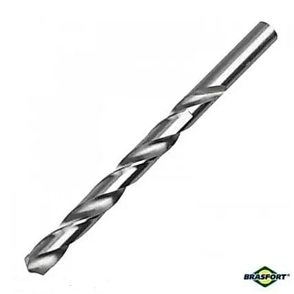 Broca Piloto Para Serra Copo HSS 6,35 x 75mm REF: 7826 - BRASFORT