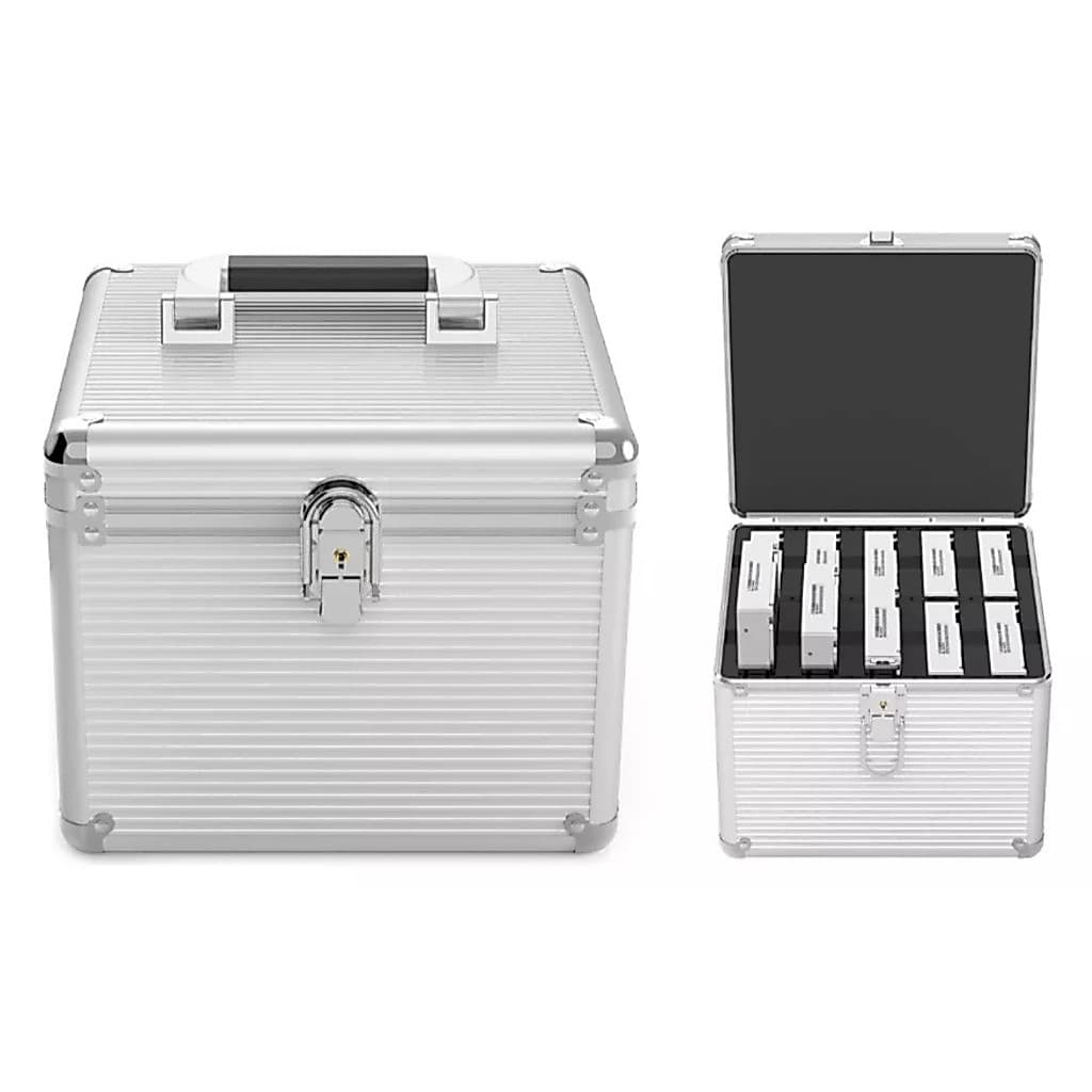 Case Maleta Proteção Alumínio para 10 HDS 3.5" polegadas