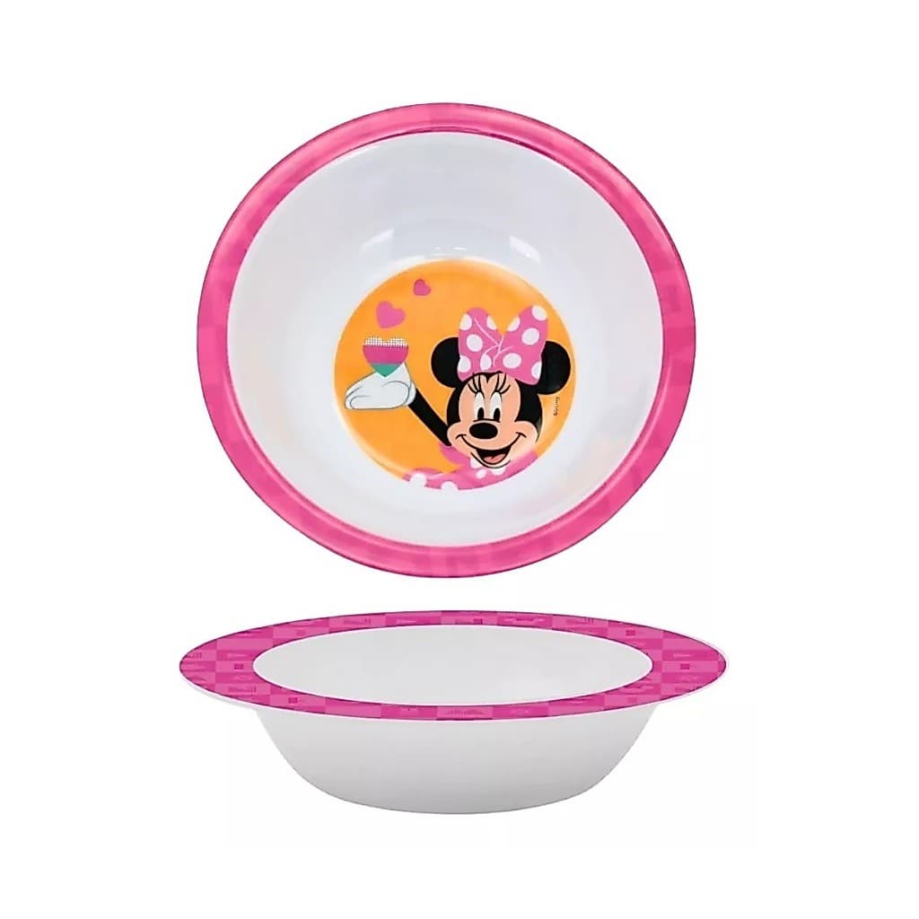 Prato Bowl Infantil Temático Minnie Disney 450ml
