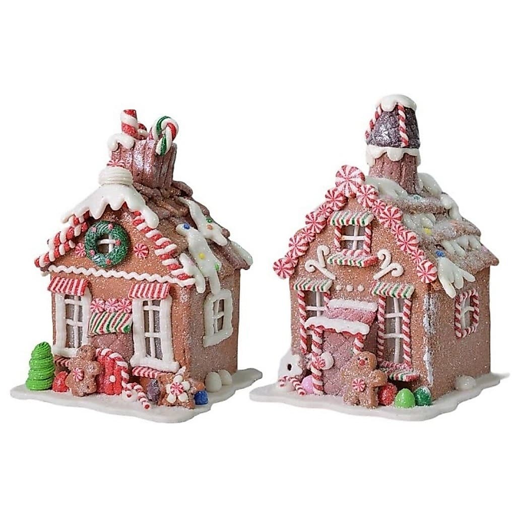Casinha Natalina de Biscoito do Papai Noel 18 cm