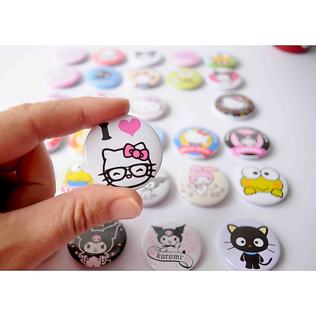 Botton  HELLO KITTY / SANRIO -Pacote Botton /Broche / Button  - Hello Kitty  e Amigos  Sanrio