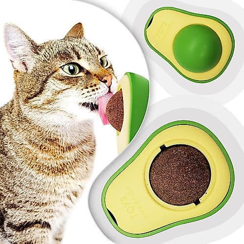 Kit 2 Abacate Catnip Erva Gato - Brinquedo para Gatos Catnip de lamber Antistress Relaxante