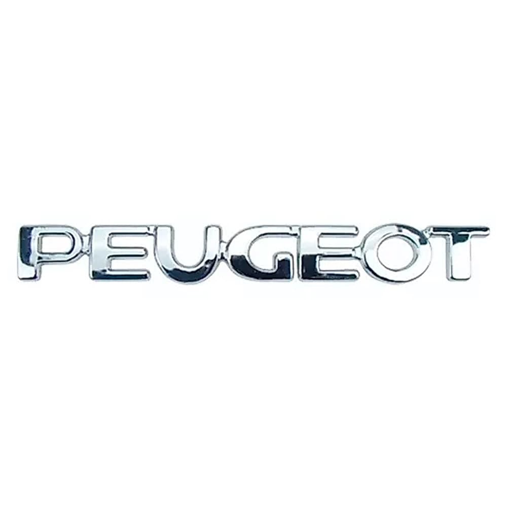 Emblema Letreiro Peugeot do Porta Malas Peugeot 206 2000 a 2010 Cromado