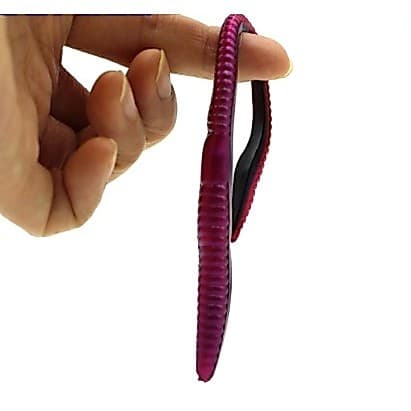 ISCA ARTIFICIAL MINHOCUÇU (MINHOCA) 16CM PARA PESCA - 1 UNIDADE