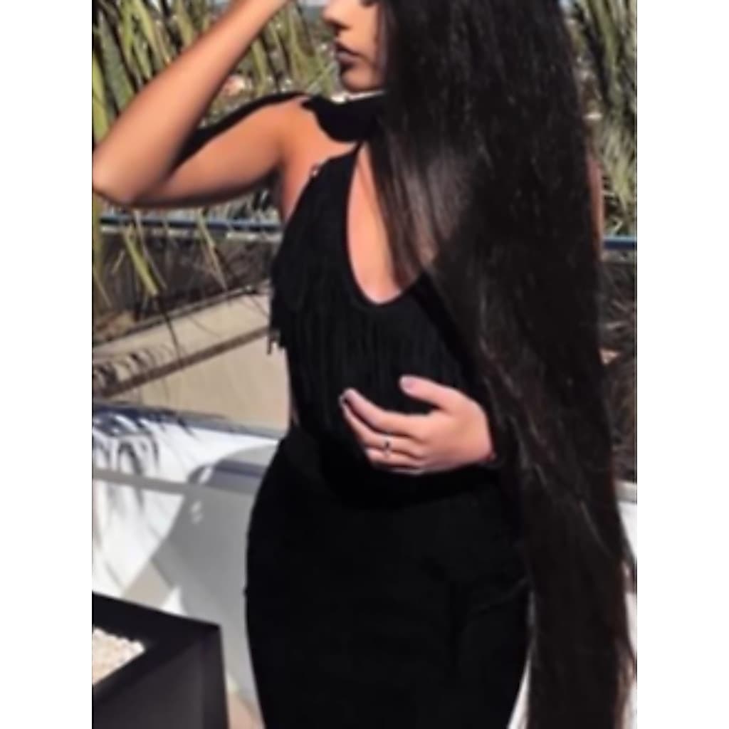 Extensão de Cabelo em Fibra Orgânica ZENG e Fairy Preto liso com Aplique Tic Tac para Volume(Melhor)