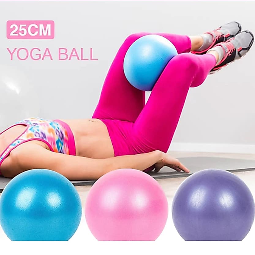 Mini Bola Exercício 25cm Yoga Pilates Ginastica De PVC