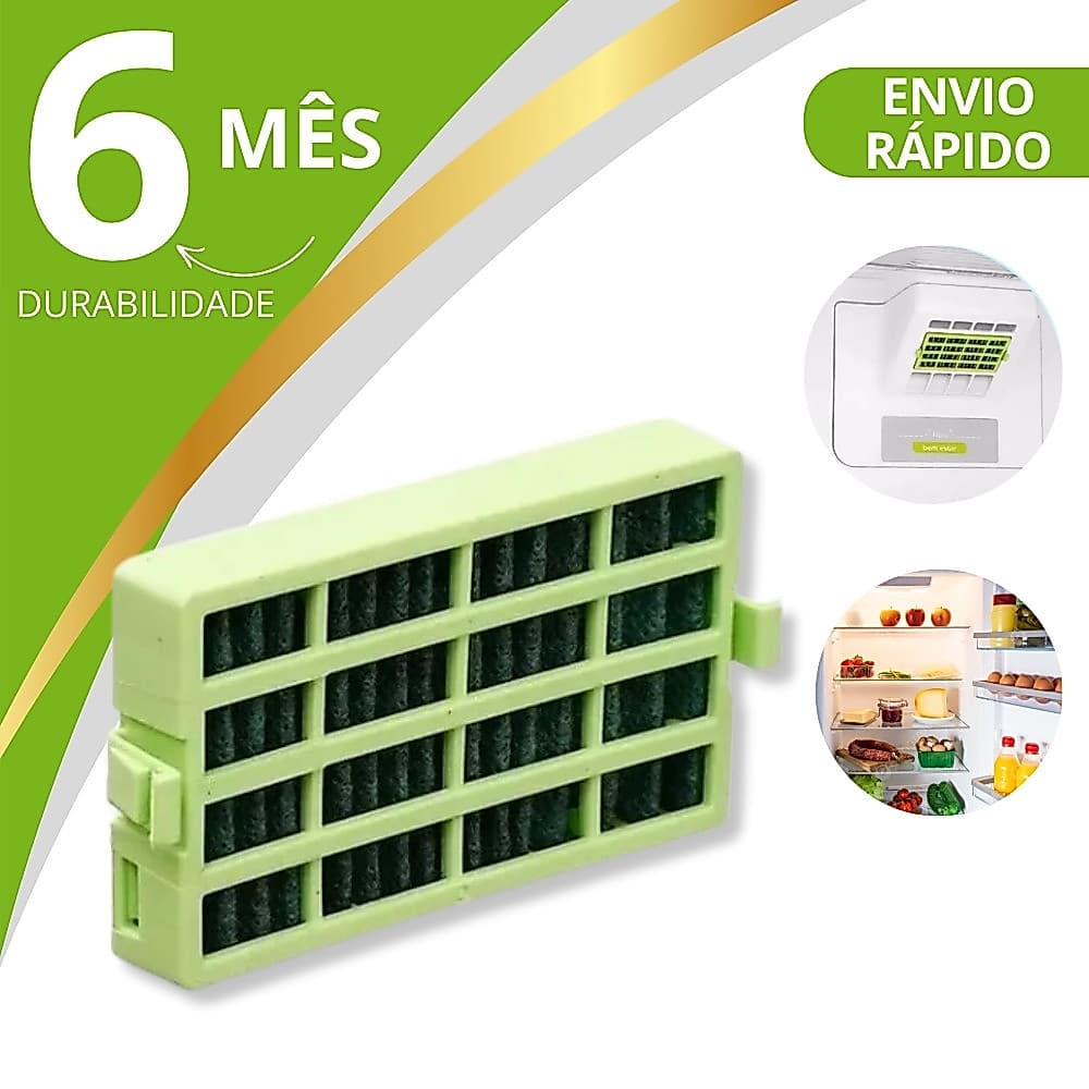 Filtro Geladeira Bactericida e Antiodor Bem Estar
