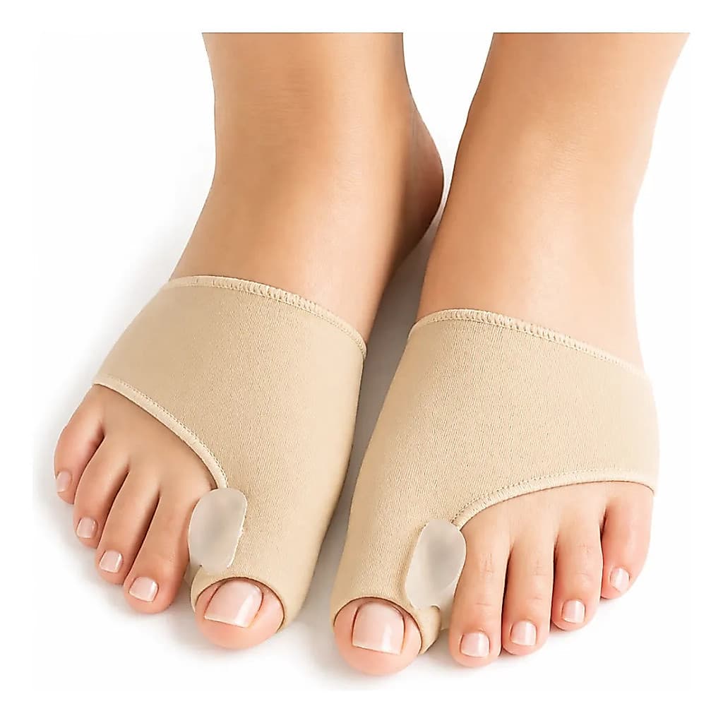 Meia Protetora Joanete Silicone Gel Conforto Pés Macia Ajustável Reutilizável
