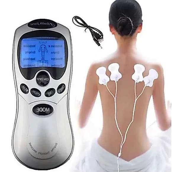 Aparelho De Fisioterapia Massageador Digital 15 Niveis De Intensidade Portátil Choque Elétrico Acupuntura