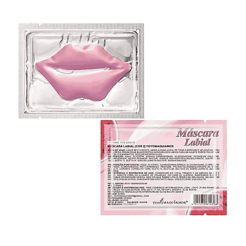 Kit (5,10)💋 Máscara Labial Original YOYOMAQUIAMOR® 💎 Hidratação Profunda + Efeito Gloss ✨ Lábios Macios e Saudáveis 🌸  ✨