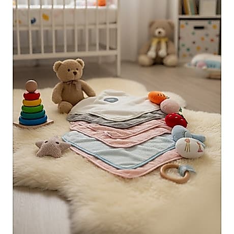 Naninha Toalha Bebê Pelúcia Macia Decorativo Multiuso