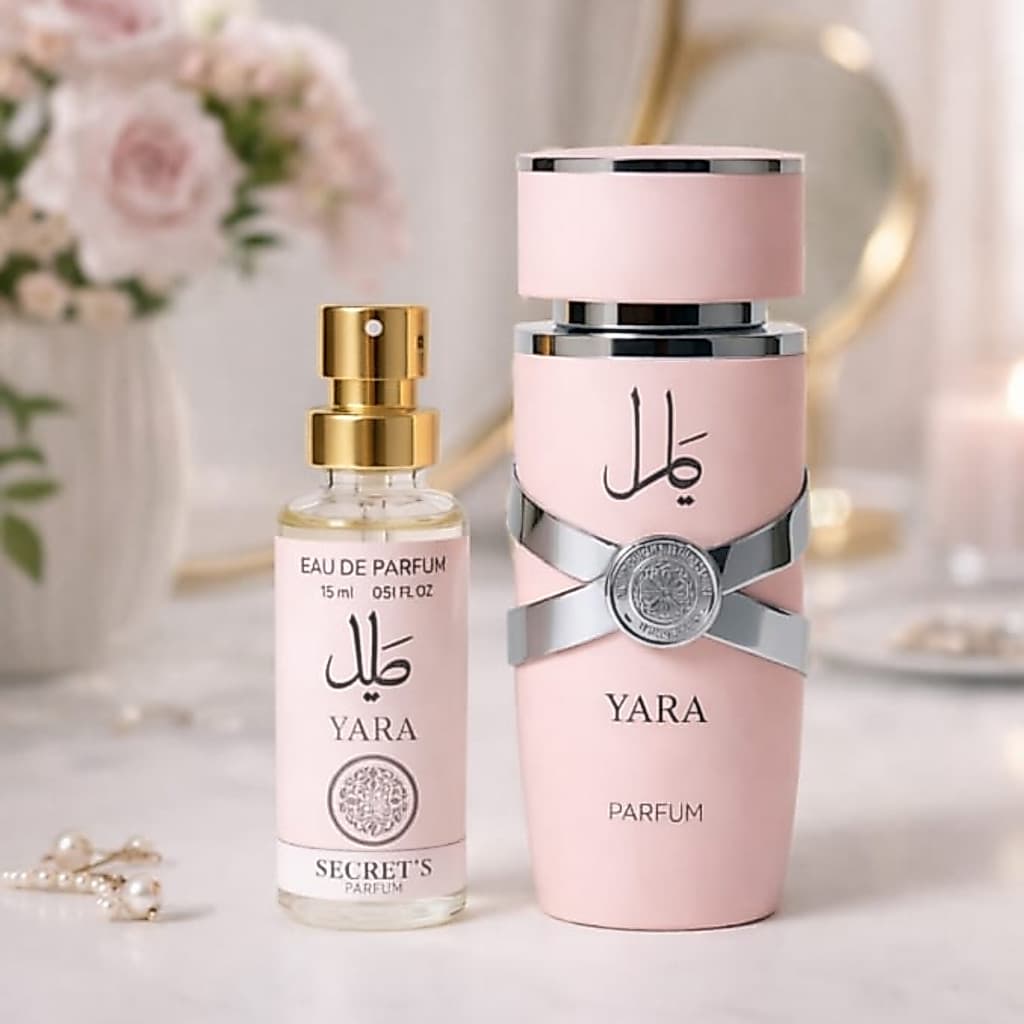 Mini Perfume Feminino Yara Eau Parfum 15ml  Sofisticado , Elegante  e Boa Fixação Para Presente