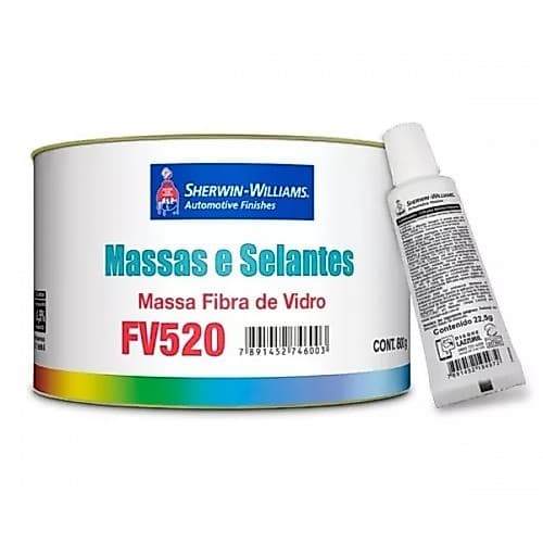 Massa Poliester Para Fibra De Vidro Fv520 800g